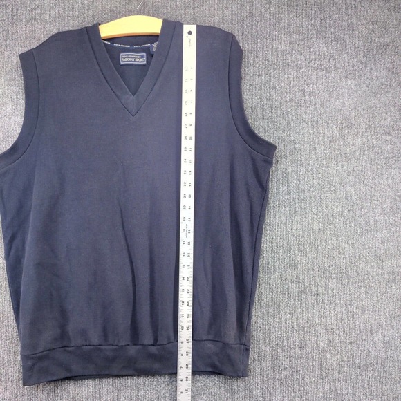 Steve Stricker Fairway Sport Men's Sweater Vest Blue XXL Sleeveless V-Neck VTG - Picture 10 of 12